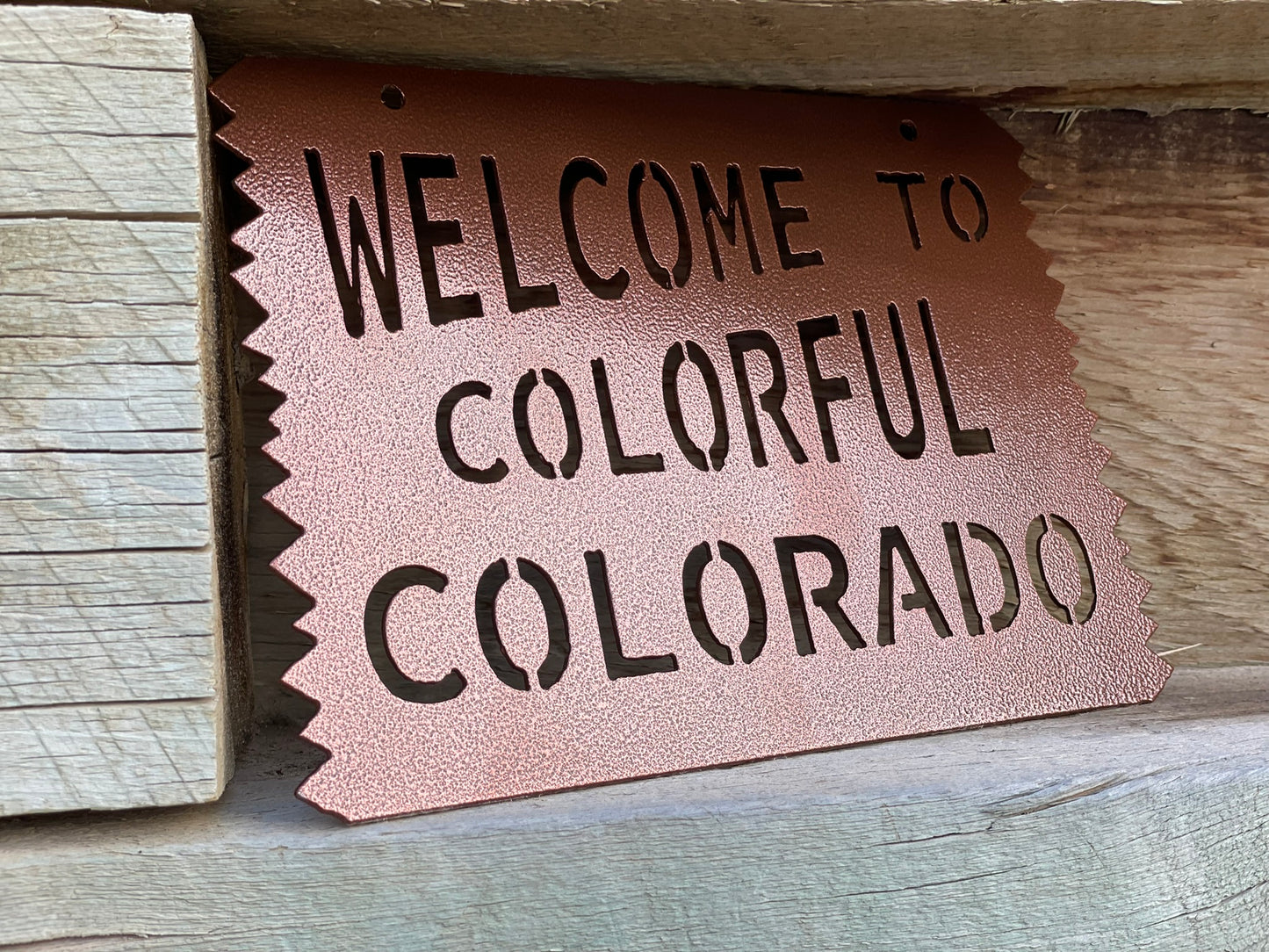 Small Colorado Welcome Sign (unframed)