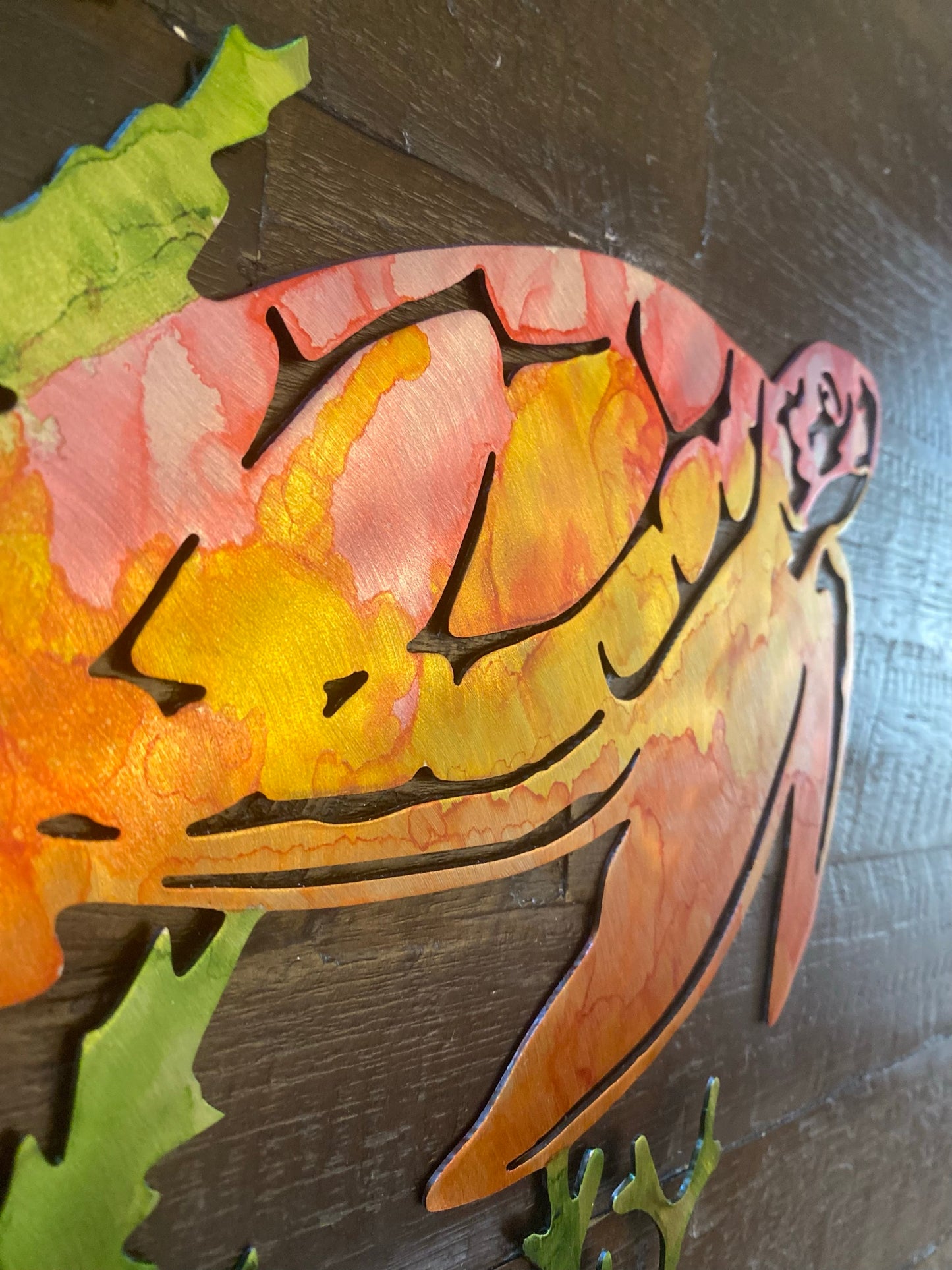 Alcohol Ink Turtle