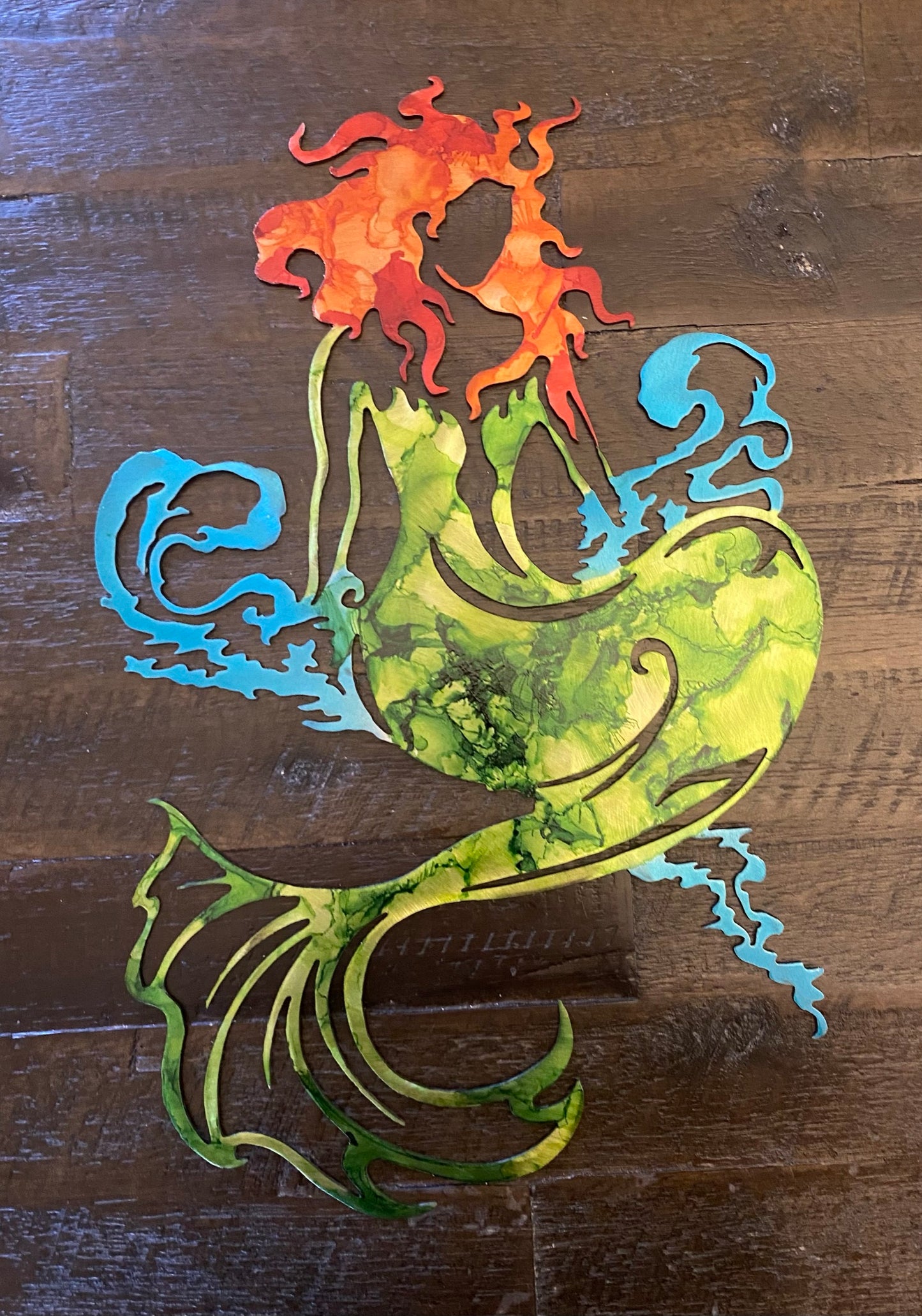 Alcohol Ink Mermaid